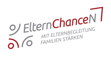 Logo des ESF Plus Programms Elternchancen - Mit Elternbegleitung Familien stärken
